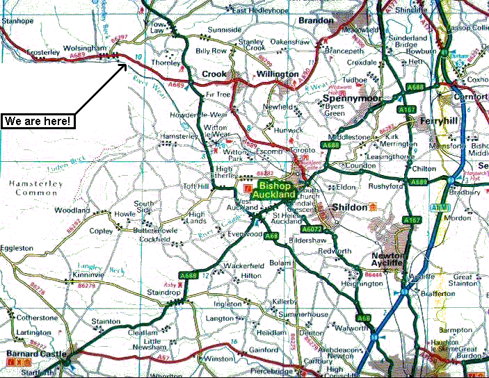 Map of Immediate Area